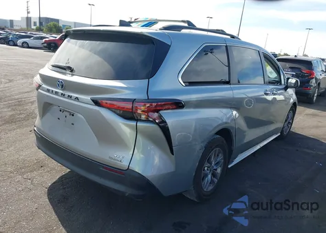 2021 Toyota Sienna Xle из США, поврежденный, VIN 5TDJRKEC1MS016929